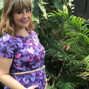 LuLaRoe Jessie Happy Hearts Dress